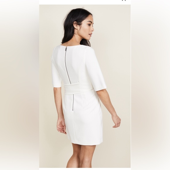 alice + olivia Virgil Boat Neck Wrap Dress - Picture 3 of 6